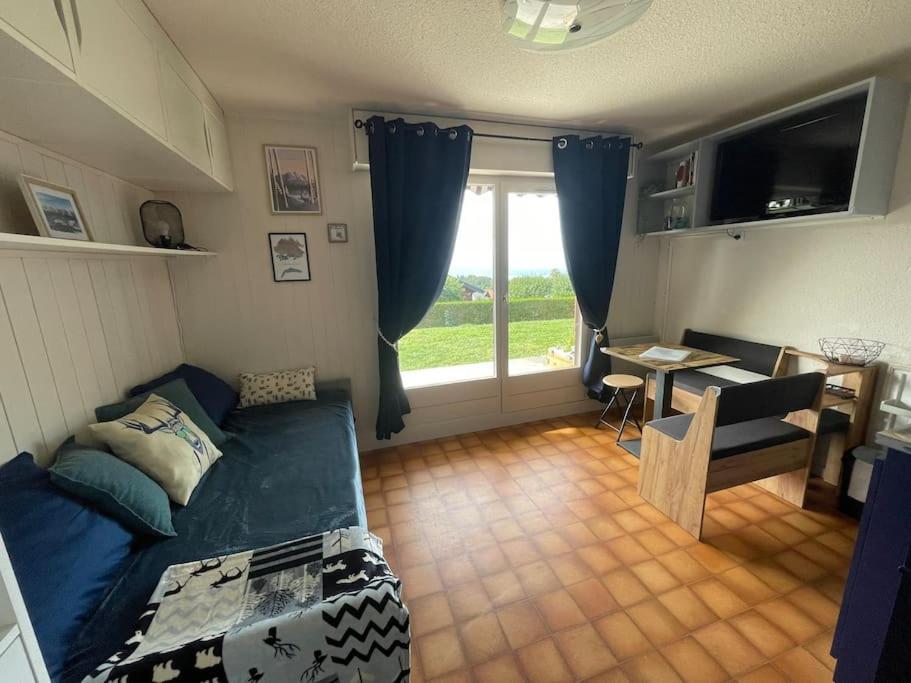 Studio Myrtilles Du Leman Vue Sur Lac Et Montagne Thollon-les-Memises Kültér fotó